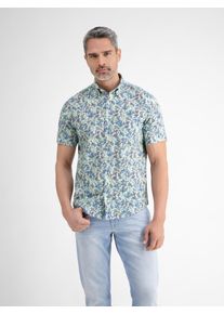 Lerros Herren Kurzarmhemd "Lerros Herren Sommerhemd, floral bedruckt", weiß, Gr. XXXL, 100% Baumwolle, Hemden
