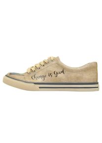 DOGO Damen Sneaker "Sneaker A Pair Of Doves Damen Sneaker / Female", Gr. 39, beige, Lederimitat, Schuhe, Vegan