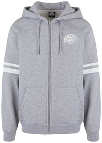Southpole Herren Sweatjacke "Southpole Southpole College Zip Hoody", grau, Gr. XXL, 65% Baumwolle, 35% Polyester, Sweatjacken