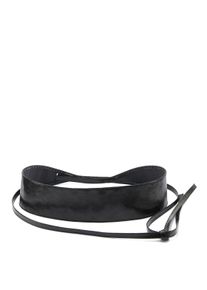 Lascana Damen Taillengürtel "Bindegürtel", schwarz, modisch,casual, Gr. S, metallic, leicht glänzend, unifarben, Lederimitat, Gürtel, Metallic Look