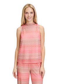 Cartoon Damen Blusentop "Cartoon Blusentop ohne Arm", rosa, casual, Gr. 44, Obermaterial: 95% Polyester, 5% Polyester metallisiert. Futter: 95%