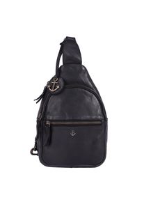 Harbour 2nd Damen Umhängetasche "Amalie", schwarz, Leder, unifarben, Taschen, Schultertasche Tasche Damen