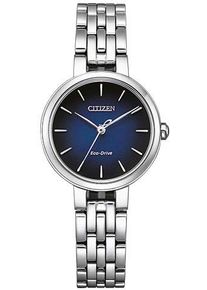Citizen Damen Solaruhr, silber, Armbanduhren, Armbanduhr, Damenuhr, Edelstahlarmband, Saphirglas