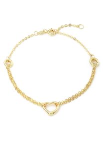 Amor Damen Goldarmband "Herz, 2014325", Gelbgold 375, gold, Gelbgold 375, Armbänder