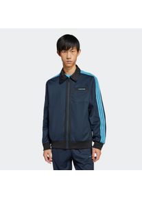 Herren Outdoorjacke "TT", blau, sportlich, Gr. M, adidas originals, Obermaterial: 52% Baumwolle, 48% Polyester, Jacken