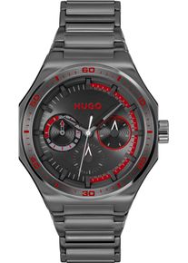 Hugo Herren Multifunktionsuhr "GRAIL SPORT"grau, Armbanduhren, Quarzuhr, Armbanduhr, Herrenuhr, Edelstahlarmband, analog