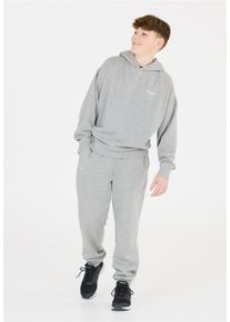 LES'ARCS Kinder Kapuzensweatshirt "Lea", grau, sportlich, Gr. 164, unifarben, 65% Polyester, 35% Baumwolle, Sweatshirts, mit atmungsaktiver