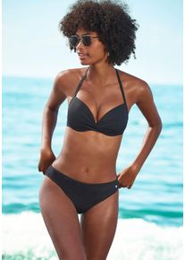 s.Oliver Damen Bikini-Hose "Spain", schwarz, Gr. 34, unifarben, Microfaser, Microfaser, Badehosen, in modischen Unifarben