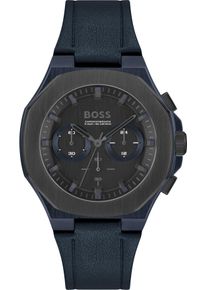 BOSS Herren Chronograph "TAPER", blau, Armbanduhren, Quarzuhr, Herrenuhr, Armbanduhr, Stoppfunktion, Edelstahlarmband