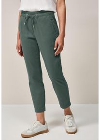 Cecil Damen Jogger Pantsschwarz balmy khaki, casual, Gr. M, unifarben, Web, 97% Baumwolle, 3% Elasthan , Hosen, Middle Waist