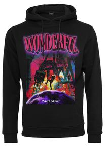 MisterTee Herren Kapuzensweatshirt "MisterTee Herren Wonderful Hoody", schwarz, Gr. XXL, unifarben, 65% Baumwolle, 35% Polyester, Sweatshirts