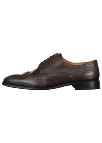 Roy Robson Herren Schnürschuh "Anzugsschuh - Budapester", Gr. 43, braun, Leder, unifarben, elegant, Schuhe