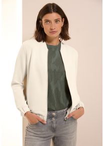 Cecil Damen Cardigan, beige, casual, Gr. XXL, unifarben, Stoff, 49% Polyester, 44% Modal, 7% Elasthan, Strickjacken, mit Stehkragen