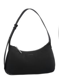 Calvin Klein Damen Schultertasche "CALVIN SOFT SHOULDER BAG", schwarz, Polyurethan (PU), Taschen