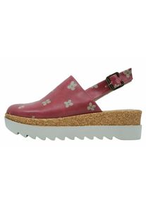 DOGO Damen Sandale "Akita Cat Of Grace Damen Sandalen/ Sandaletten / Female", Gr. 41, rot, Lederimitat, casual, Schuhe, Vegan