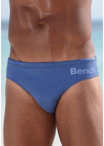Bench. Herren Badeslip, blau, Gr. 5, unifarben, Polyamid, Badehosen, klassischer Stil, mit Innenkordel