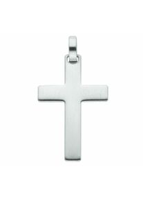 Adelia´s ADELIA ́S Damen Kreuz-Anhänger "Damen & Herren Edelstahl Kreuz Anhänger", Edelstahl, silber, Edelstahl, Schmuckanhänger, Schmuckset - Set mit