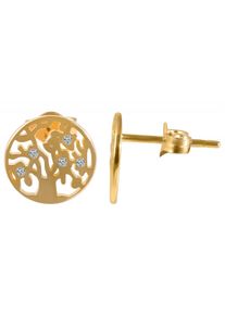 Adelia´s ADELIA ́S Damen Paar Ohrhänger, Damen, Gelbgold 375, gold, Gelbgold 375, Ohrringe