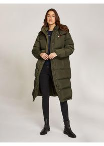 Damen Steppmantel "TJW ALASKA LONG PUFFER EXT", grün, casual, Gr. XXXL, Tommy Jeans CURVE, unifarben, Web, Obermaterial: 100% Polyester. Futter: 100%