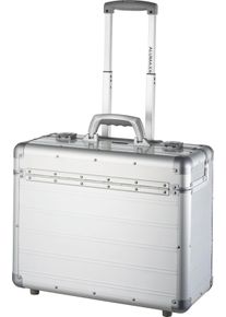 alumaxx Herren Pilotenkoffer "Discovery, siberfarben matt", silber, Aluminium, unifarben, festlich, Koffer, Handgepäck Koffer, Reisekoffer aus