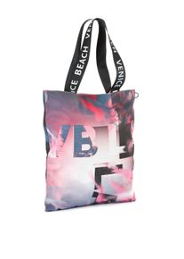 Venice Beach Shopper "Schultertasche", bunt, Textil, bedruckt, mehrfarbig, Taschen, Handtasche, große Tasche, Tragetasche VEGAN
