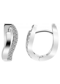 Adelia´s ADELIA ́S Damen Paar Creolen, Damen, Silber 925 (Sterlingsilber), silber, Silber 925 (Sterlingsilber), Ohrringe
