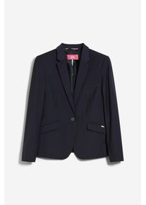 Cinque Damen Blusenblazer "CIBOOMI", blau, casual, Gr. 40, unifarben, Web, Obermaterial: 53% Polyamid, 43% Schurwolle, 4% Elasthan, Blazer, Mit