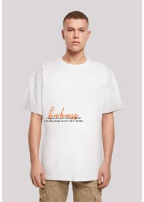 F4NT4STIC Herren T-Shirt "kindness OVERSIZE TEE", weiß, casual, Gr. XXXL, Obermaterial: 100% Baumwolle, Shirts, Print