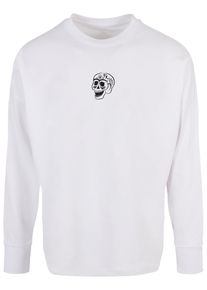 Merchcode Herren Longsleeve "Merchcode Herren", weiß, klassisch, Gr. XL, bedruckt, 100% Baumwolle, Shirts