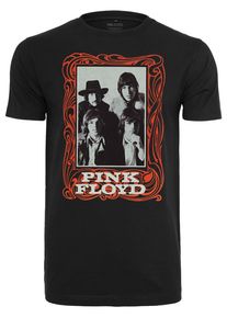Merchcode Herren Kurzarmshirt "Merchcode Damen Ladies Pink Floyd Logo Tee", schwarz, casual, Gr. XS, unifarben, 100% Baumwolle, Shirts