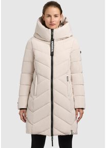 Khujo Damen Steppmantel "DARKA2", beige, modisch, Gr. L, unifarben, Web, Steppware, Obermaterial: 100% Polyester. Futter: 100% Nylon. Wattierung: