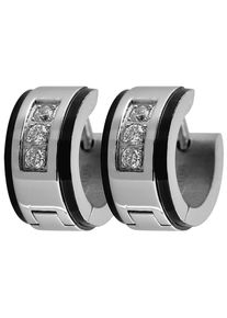 Adelia´s ADELIA ́S Damen Paar Creolen "Neuheit 2025 - Damen Creolen aus poliertem Edelstahl Ø 13 mm", Damen, Edelstahl, silber, Edelstahl, Ohrringe