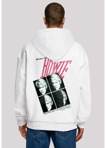 F4NT4STIC Herren Kapuzenpullover "David Bowie Music Band Serious Moonlight Tour 83", weiß, casual, Gr. S, Obermaterial: 100% Baumwolle, Pullover,