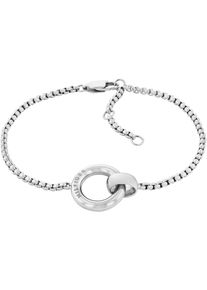 Tommy Hilfiger Damen Armkette "CIRCLES, 2780946, 2780947", Edelstahl, silber, Edelstahl, Armbänder