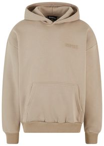 DROPSIZE Herren Kapuzensweatshirt "Dropsize Herren Heavy Oversize HD Print Hoodie", braun, Gr. S, 70% Baumwolle, 30% Polyester, Sweatshirts