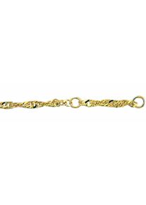 Adelia´s ADELIA ́S Damen Fußkette "Damen Goldschmuck 333 Gold Singapur Fußkettchen 25 cm", Gelbgold 333, gold, Gelbgold 333, Fußkettchen, 25 cm 333 Gold