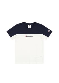 Champion Kinder T-Shirtnavy, weiß, sportlich, Gr. M, Obermaterial: 100% Baumwolle, Shirts, für Kinder