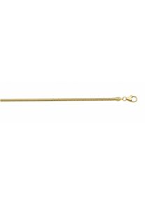 Adelia´s ADELIA ́S Damen Silberkette "925 Silber Schlangen Halskette Ø 1 mm", 42, Silber 925 (Sterlingsilber), gold, Silber 925 (Sterlingsilber), Halsketten,