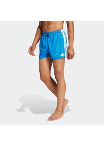 Herren Badeshorts "3S BLD SH 3IN", blau, sportlich, Gr. S, adidas Performance, Gewirkt, Obermaterial: 100% Polyester, Badehosen