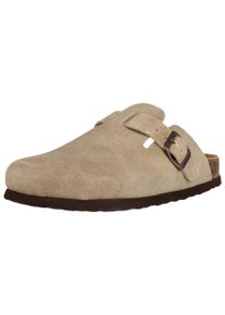 CRUZ Herren Slipper "Corwin", Gr. 36, beige, Rindsleder, casual, Schuhe, aus atmungsaktivem Material