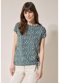 Cecil Damen Print-Shirtcool salvia grün, casual, Gr. XXL, bedruckt, Web, 100% Baumwolle, Shirts, aus reiner Baumwolle