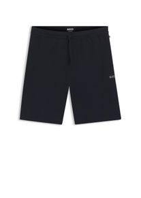 BOSS Herren Pyjamashorts "Waffle Shorts", Gr. XL, blau, Jersey, Obermaterial: 60% Baumwolle, 40% Polyester, casual, Hosen