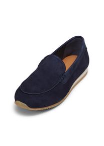 Marc O'Polo MARC O'POLO Damen Mokassin "aus weichem Ziegenleder", Gr. 40, blau, Obermaterial: 100% Leder (Ziege), unifarben, Schuhe