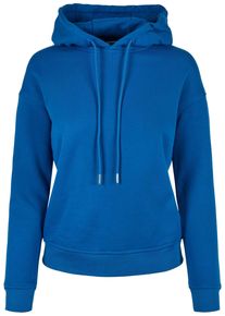 Urban Classics Damen Kapuzenpullover "Urban Classics Damen Ladies Hoody", blau, casual, Gr. S, unifarben, 63% Baumwolle, 37% Polyester, Pullover