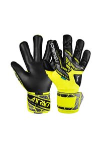 Reusch Damen Torwarthandschuhe "Attrakt Duo Evolution", gelb, sportlich, Gr. 10,5, mehrfarbig, 5% Polyamid, 28% Polyester, 3% Polyurethan, 64%