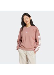 Damen Sweatshirt "W 3S FT SWT", rosa, sportlich, Gr. XXL, adidas Sportswear, Obermaterial: 55% Baumwolle, 36% Polyester, 9% Viskose, Sweatshirts