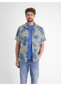 Lerros Herren Kurzarmhemd "Lerros Kurzärmeliges Herrenhemd, Hawaiian-Style"tinted grau, Gr. XXL, 100% Baumwolle, Hemden