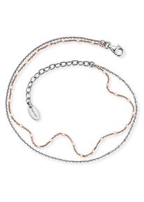 Engelsrufer Fußkette "TWIN BICOLOR, ERF-LILTWIN-BICOR", Silber 925 (Sterlingsilber), rosa, Silber 925 (Sterlingsilber), Fußkettchen