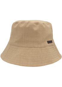 Chillouts Damen Sonnenhut "Tanta Hat", beige, casual, Gr. S, unifarben, Canvas, Materialmix, Hüte, mit angenehmem Tragekomfort