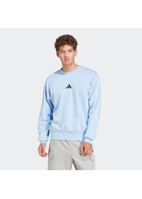 Herren Sweatshirt "M FEELCOZY SWT", blau, sportlich, Gr. XXXL, adidas Sportswear, Obermaterial: 70% Baumwolle, 30% Polyester, Sweatshirts